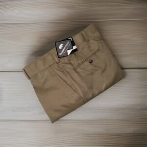 Stanford‎ Classic Fit Supercrease Khaki Casual Mens Pants Size 32x30